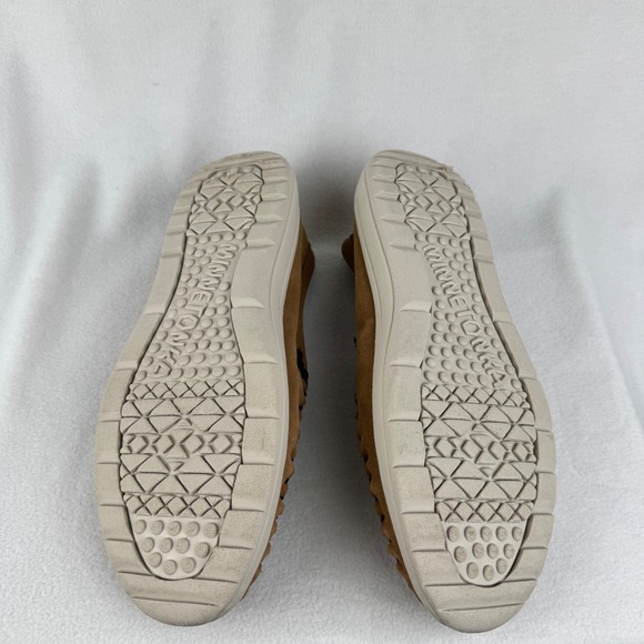 Minnetonka Moccasin Slippers Women's Size 8.5 Suede Leather Slip On Comfort - Picture 5 of 8